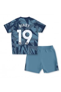 Aston Villa Moussa Diaby #19 Jalkapallovaatteet Lasten Kolmas peliasu 2023-24 Lyhythihainen (+ Lyhyet housut)